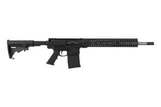 Andro Corp Divergent Base Mod 1 6.5 Creedmoor AR-10 Rifle has a HPT/MPI bolt carrier group, 18-inch stainless steel barrel, and Mil-Spec components.